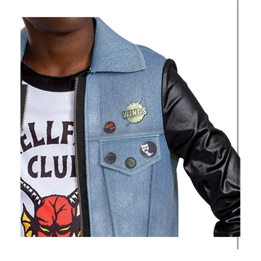 Stranger Things Eddie Costume Youth Medium (8) Jacket Officially Licensed NEW